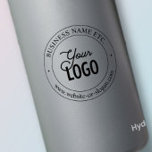 Einfacher Austausch von Logos und Text transparent Aufkleber