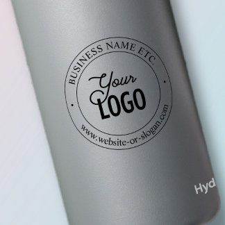 Einfacher Austausch von Logos und Text transparent Aufkleber