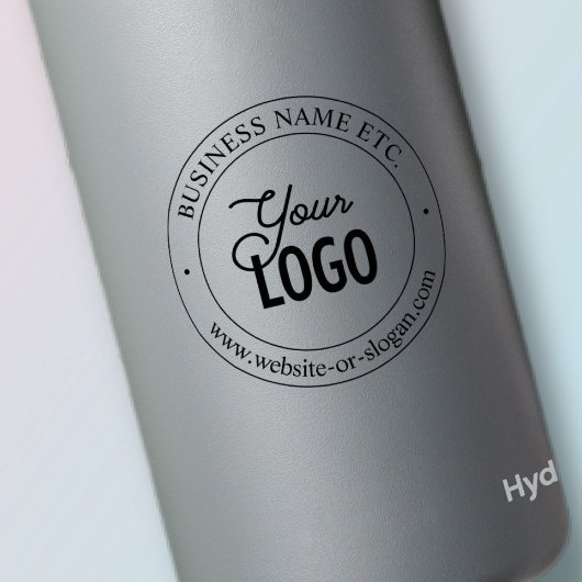 Einfacher Austausch von Logos und Text transparent Aufkleber