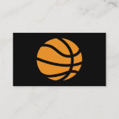 einfacher Basketball Visitenkarte (Rückseite)