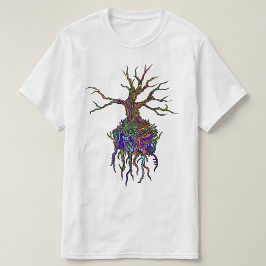 Einfacher Baum-T - Shirt (Design vorne)