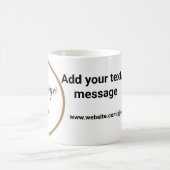 einfacher benutzerdefinierter Barcode fügen Sie Ih Kaffeetasse (Mittel)