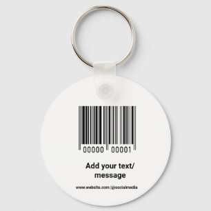 einfacher benutzerdefinierter Barcode fügen Sie Ih Schlüsselanhänger