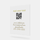 einfacher benutzerdefinierter QR-Code, fügen Sie I Acrylschild (Winkel)