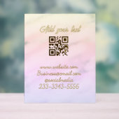 einfacher benutzerdefinierter QR-Code, fügen Sie I Acrylschild (Neutral)
