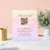 einfacher benutzerdefinierter QR-Code, fügen Sie I Acrylschild (Hochzeit)