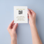 einfacher benutzerdefinierter QR-Code, fügen Sie I Flyer (Gruppe)