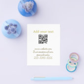 einfacher benutzerdefinierter QR-Code, fügen Sie I Flyer (Einzeln)