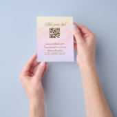 einfacher benutzerdefinierter QR-Code, fügen Sie I Flyer (Gruppe)