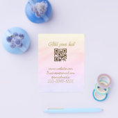 einfacher benutzerdefinierter QR-Code, fügen Sie I Flyer (Einzeln)