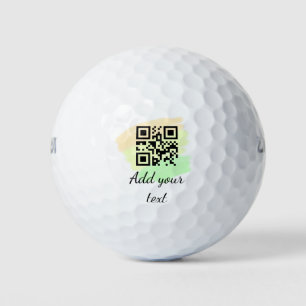 einfacher benutzerdefinierter QR-Code, fügen Sie I Golfball