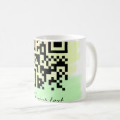 einfacher benutzerdefinierter QR-Code, fügen Sie I Kaffeetasse (VorderseiteRechts)
