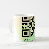 einfacher benutzerdefinierter QR-Code, fügen Sie I Kaffeetasse (Vorderseite Links)