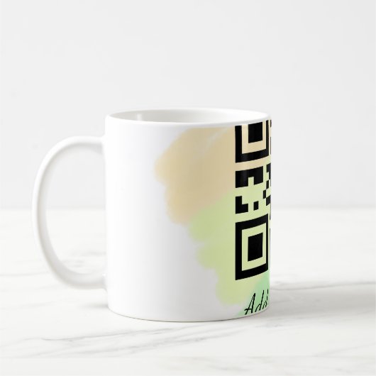 einfacher benutzerdefinierter QR-Code, fügen Sie I Kaffeetasse (Links)