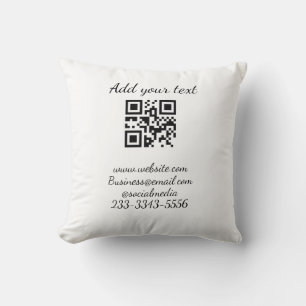 einfacher benutzerdefinierter QR-Code, fügen Sie I Kissen