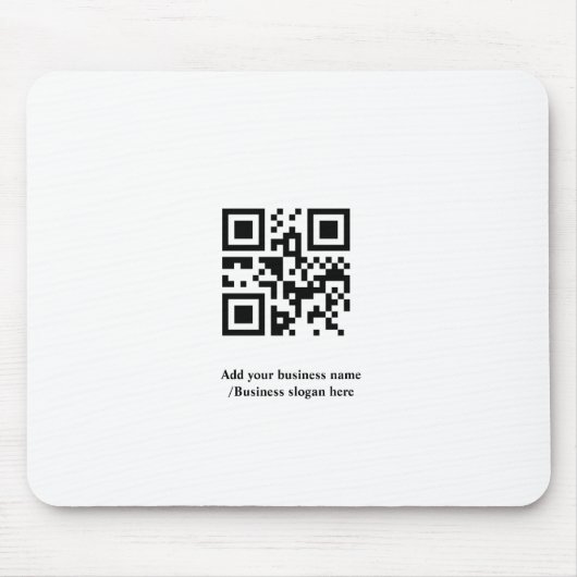 Einfacher benutzerdefinierter QR-Code, fügen Sie I Mousepad (Vorne)