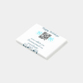 einfacher benutzerdefinierter QR-Code, fügen Sie I Post-it Klebezettel (angewinkelt)