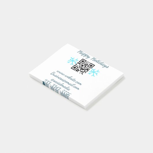 einfacher benutzerdefinierter QR-Code, fügen Sie I Post-it Klebezettel (angewinkelt)