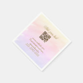 einfacher benutzerdefinierter QR-Code, fügen Sie I Serviette (Ecke)