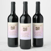 einfacher benutzerdefinierter QR-Code, fügen Sie I Weinetikett (Flaschen)