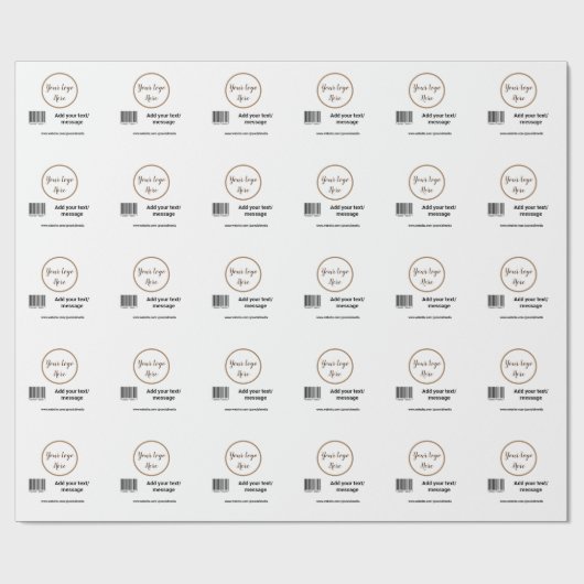 einfacher benutzerdefinierter Strichcode hinzufüge Geschenkpapier (Flach)