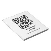 einfacher benutzerdefinierter Strichcode hinzufüge Notizblock (angewinkelt)