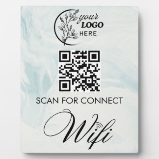 Einfacher benutzerdefinierter Wifi-Netzwerk-QR-Cod Fotoplatte