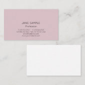 Einfacher beruflicher moderner eleganter Entwurf Visitenkarte (Vorne/Hinten)