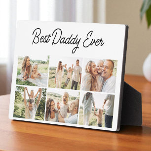 Einfacher Bester Papa Aller Custom 6 Foto Collage Fotoplatte