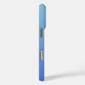 Einfacher blauer Gradient Herz Minimal Script Name Case-Mate iPhone Hülle (Rückseite / Rechts)