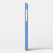 Einfacher blauer Hintergrund Case-Mate iPhone Hülle (Rückseite / Links)