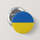 Einfacher blauer u. gelber Knopf Button (Vorne & Hinten)