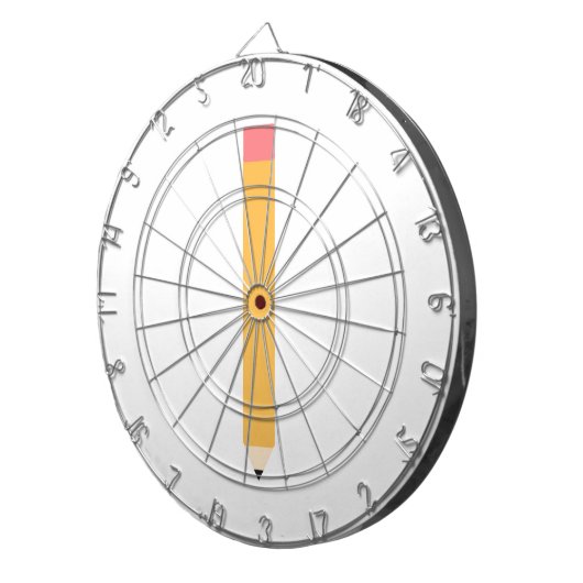 Einfacher Bleistift Dartscheibe (Vorderseite rechts)
