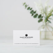 einfacher Bowling Visitenkarte (Stehend Vorderseite)