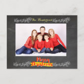 Einfacher Chalkboard Weihnachten (Vorderseite)