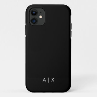 Einfacher Coupname mit Monogramm Case-Mate iPhone Hülle