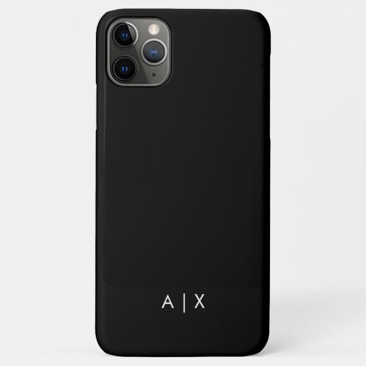 Einfacher Coupname mit Monogramm Case-Mate iPhone Hülle (Rückseite)