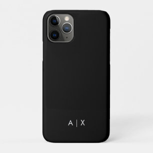 Einfacher Coupname mit Monogramm Case-Mate iPhone Hülle