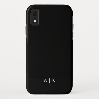 Einfacher Coupname mit Monogramm Case-Mate iPhone Hülle