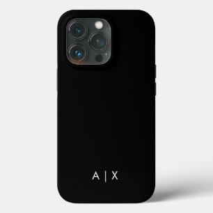 Einfacher Coupname mit Monogramm Case-Mate iPhone Hülle