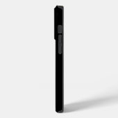 Einfacher Coupname mit Monogramm Case-Mate iPhone Hülle (Rückseite / Links)