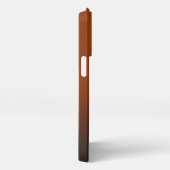 Einfacher Coupname mit Monogramm iPhone Hülle (Rechte Seite)