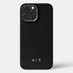 Einfacher Coupname mit Monogramm iPhone 13 Pro Max Hülle