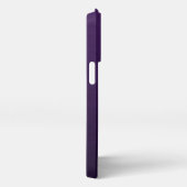 Einfacher Coupname mit Monogramm iPhone Hülle (Rechte Seite)