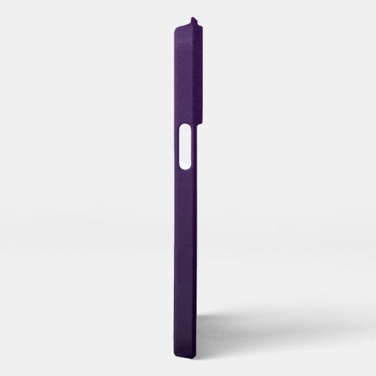 Einfacher Coupname mit Monogramm iPhone Hülle (Rechte Seite)