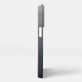 Einfacher Coupname mit Monogramm iPhone Hülle (Rechte Seite)