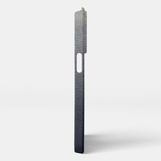 Einfacher Coupname mit Monogramm iPhone Hülle (Rechte Seite)