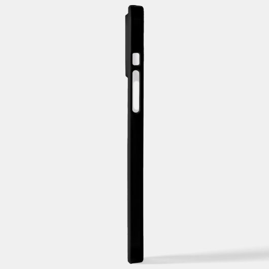 Einfacher Coupname mit Monogramm iPhone Hülle (Linke Seite)