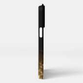 Einfacher Coupname mit Monogramm iPhone Hülle (Rechte Seite)