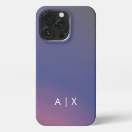 Einfacher Coupname mit Monogramm iPhone 13 Pro Hülle